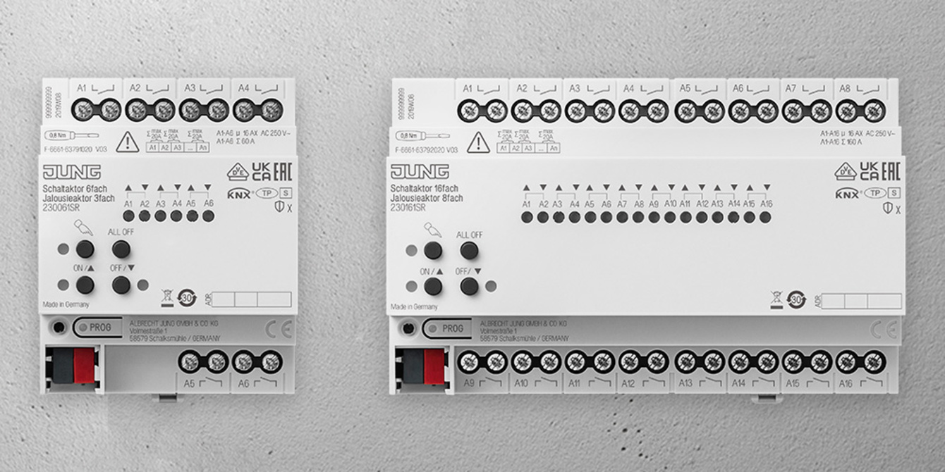 KNX Schalt- und Jalousieaktoren bei Hutton Elektrotechnik in Frammersbach