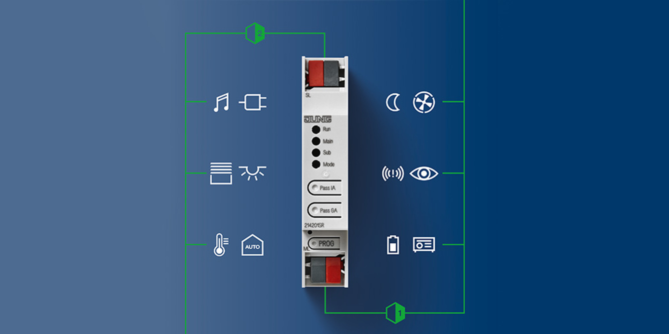 KNX Bereichs- und Linienkoppler bei Hutton Elektrotechnik in Frammersbach